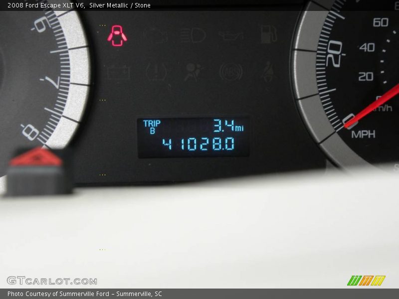 Silver Metallic / Stone 2008 Ford Escape XLT V6