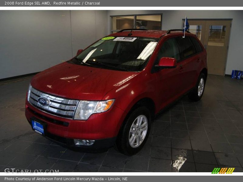 Redfire Metallic / Charcoal 2008 Ford Edge SEL AWD
