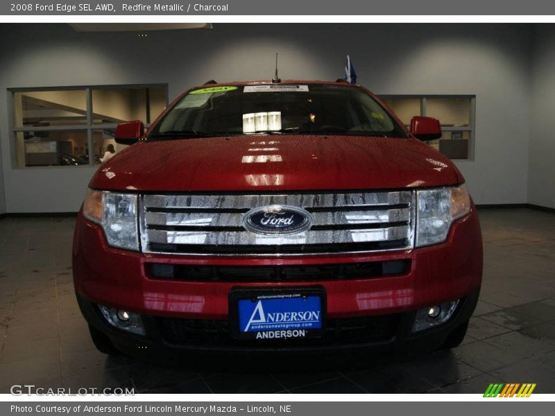 Redfire Metallic / Charcoal 2008 Ford Edge SEL AWD