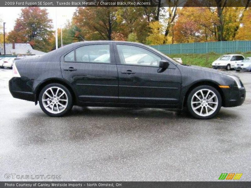 Tuxedo Black Metallic / Charcoal Black/Red Accents 2009 Ford Fusion SE Sport