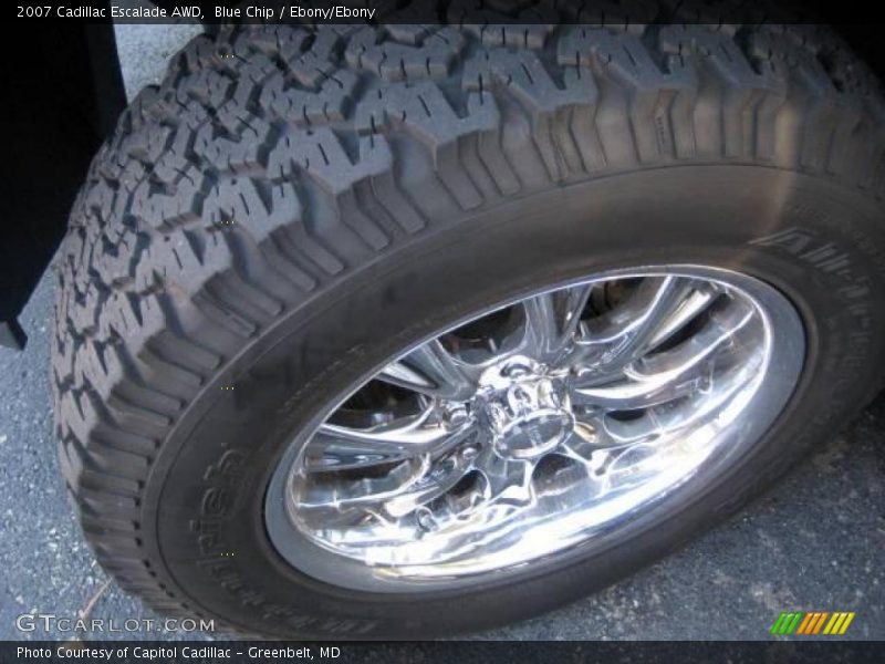 Blue Chip / Ebony/Ebony 2007 Cadillac Escalade AWD
