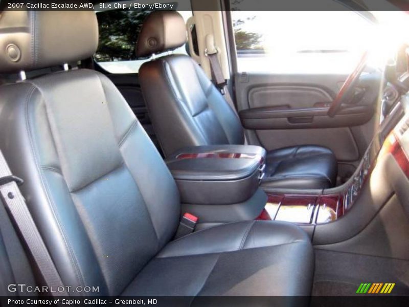 Blue Chip / Ebony/Ebony 2007 Cadillac Escalade AWD