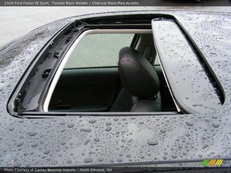 Tuxedo Black Metallic / Charcoal Black/Red Accents 2009 Ford Fusion SE Sport
