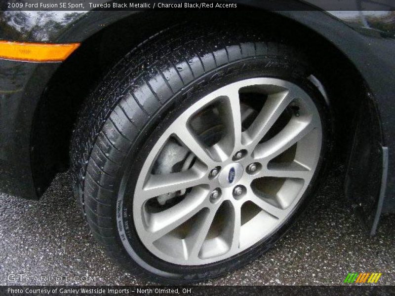 Tuxedo Black Metallic / Charcoal Black/Red Accents 2009 Ford Fusion SE Sport