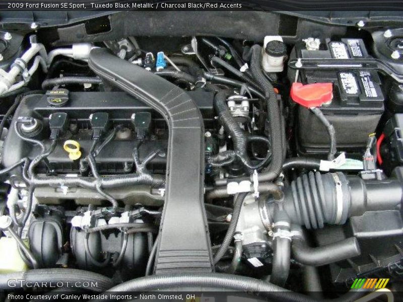 Tuxedo Black Metallic / Charcoal Black/Red Accents 2009 Ford Fusion SE Sport