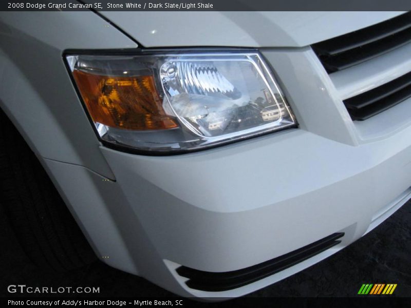 Stone White / Dark Slate/Light Shale 2008 Dodge Grand Caravan SE