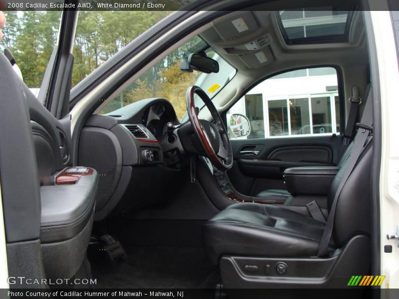 White Diamond / Ebony 2008 Cadillac Escalade AWD