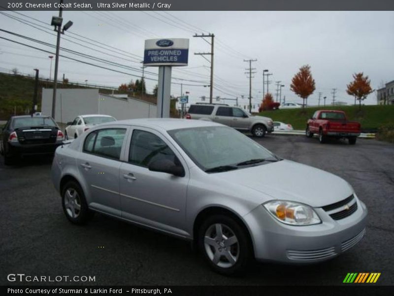Ultra Silver Metallic / Gray 2005 Chevrolet Cobalt Sedan