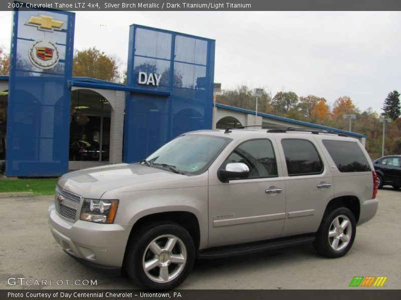 Silver Birch Metallic / Dark Titanium/Light Titanium 2007 Chevrolet Tahoe LTZ 4x4