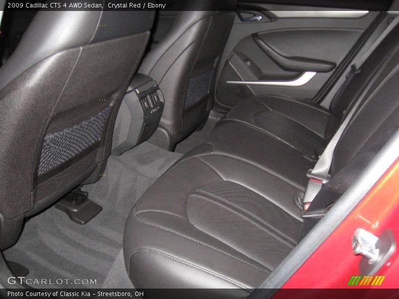 Crystal Red / Ebony 2009 Cadillac CTS 4 AWD Sedan