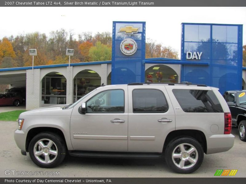 Silver Birch Metallic / Dark Titanium/Light Titanium 2007 Chevrolet Tahoe LTZ 4x4