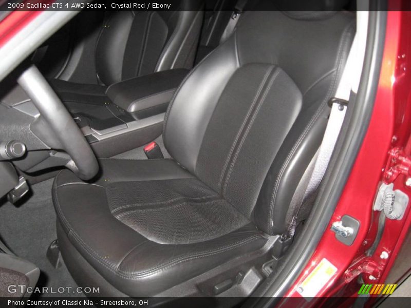 Crystal Red / Ebony 2009 Cadillac CTS 4 AWD Sedan
