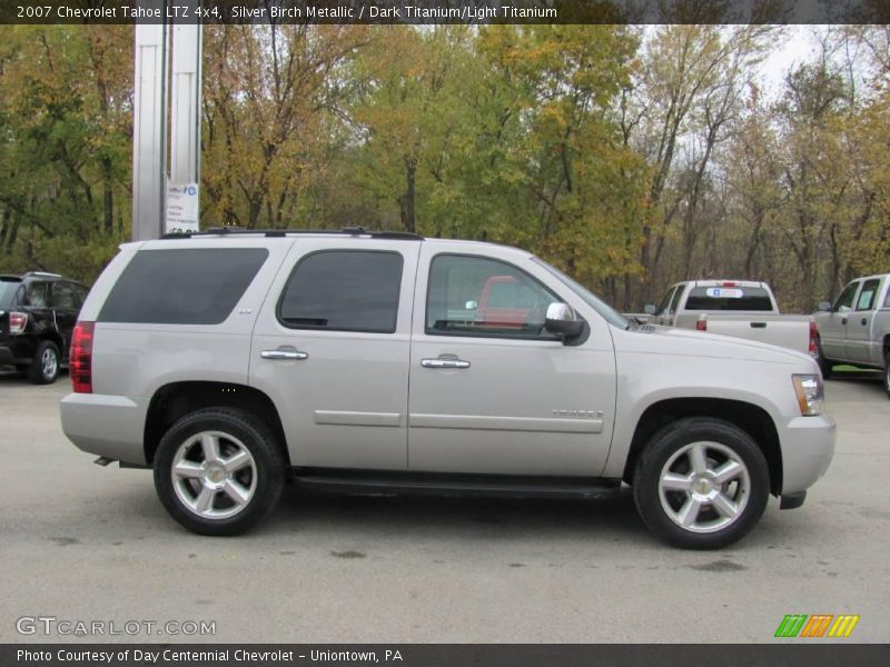 Silver Birch Metallic / Dark Titanium/Light Titanium 2007 Chevrolet Tahoe LTZ 4x4