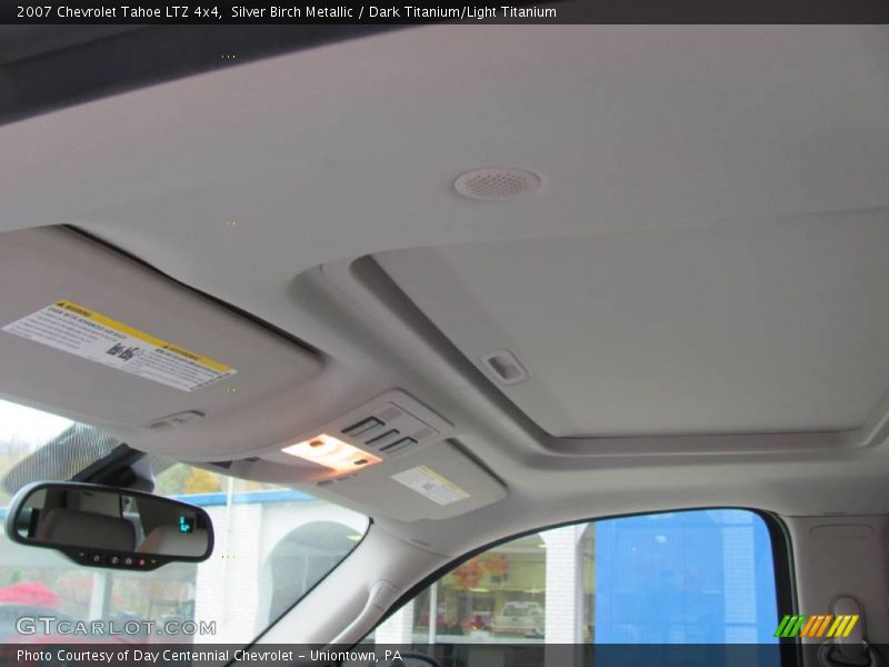 Silver Birch Metallic / Dark Titanium/Light Titanium 2007 Chevrolet Tahoe LTZ 4x4