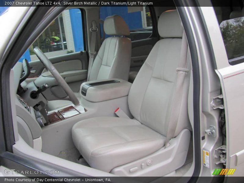 Silver Birch Metallic / Dark Titanium/Light Titanium 2007 Chevrolet Tahoe LTZ 4x4
