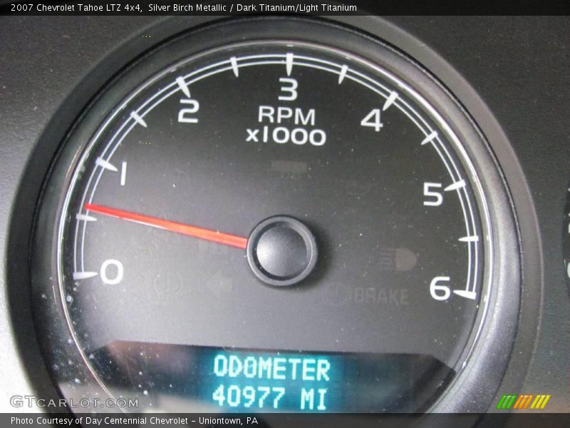 Silver Birch Metallic / Dark Titanium/Light Titanium 2007 Chevrolet Tahoe LTZ 4x4