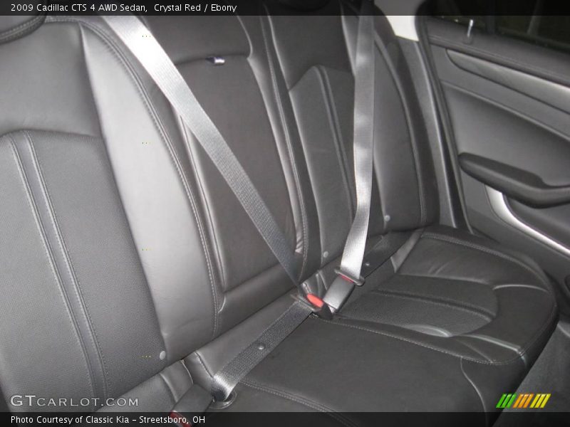 Crystal Red / Ebony 2009 Cadillac CTS 4 AWD Sedan