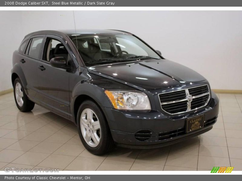 Steel Blue Metallic / Dark Slate Gray 2008 Dodge Caliber SXT