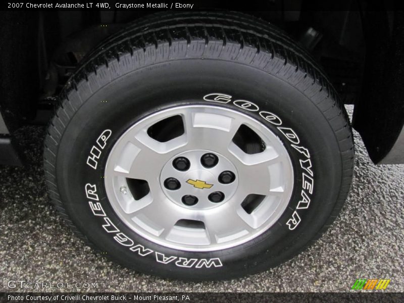 Graystone Metallic / Ebony 2007 Chevrolet Avalanche LT 4WD