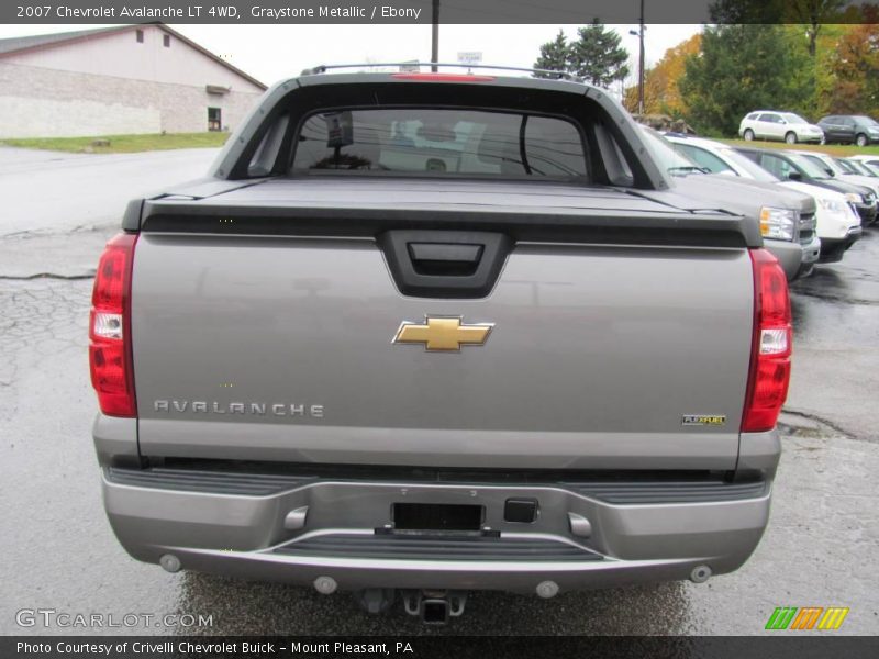 Graystone Metallic / Ebony 2007 Chevrolet Avalanche LT 4WD