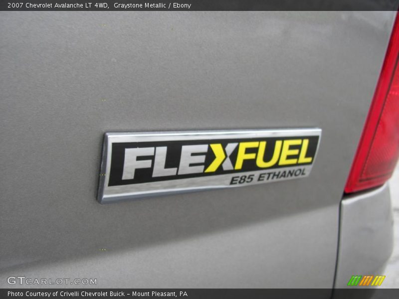 Graystone Metallic / Ebony 2007 Chevrolet Avalanche LT 4WD