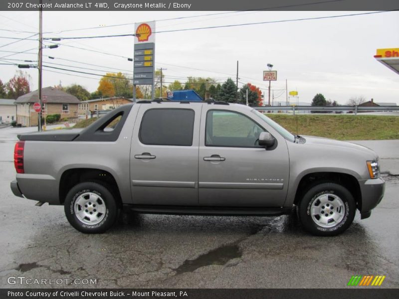 Graystone Metallic / Ebony 2007 Chevrolet Avalanche LT 4WD