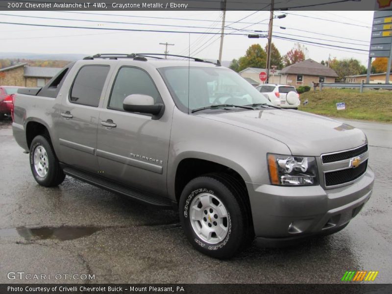 Graystone Metallic / Ebony 2007 Chevrolet Avalanche LT 4WD