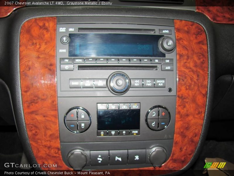 Graystone Metallic / Ebony 2007 Chevrolet Avalanche LT 4WD