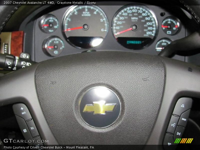Graystone Metallic / Ebony 2007 Chevrolet Avalanche LT 4WD