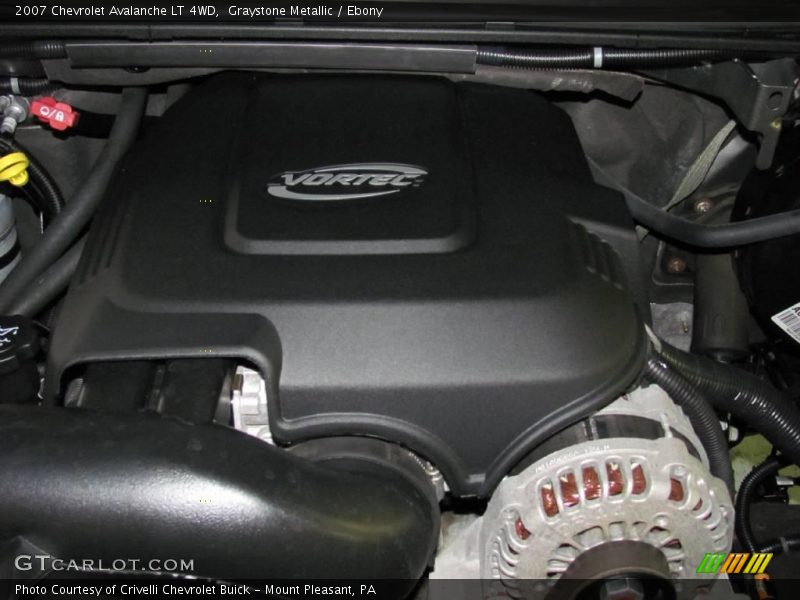 Graystone Metallic / Ebony 2007 Chevrolet Avalanche LT 4WD