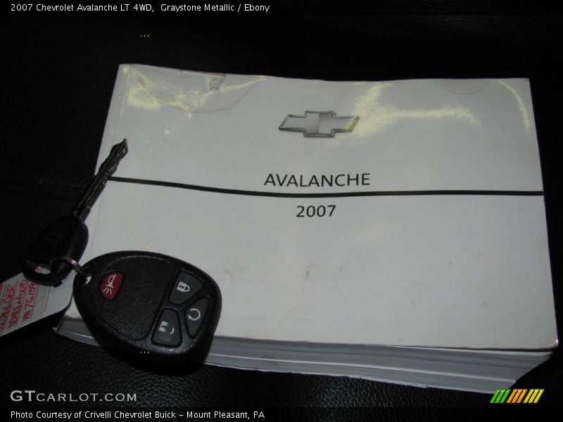 Graystone Metallic / Ebony 2007 Chevrolet Avalanche LT 4WD