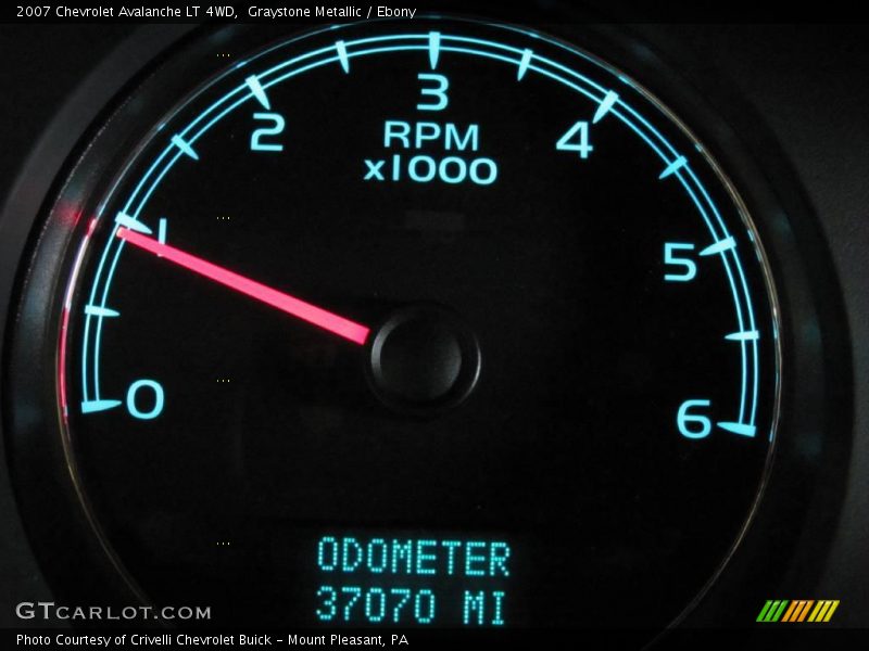 Graystone Metallic / Ebony 2007 Chevrolet Avalanche LT 4WD