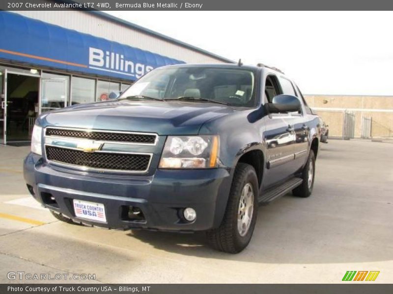 Bermuda Blue Metallic / Ebony 2007 Chevrolet Avalanche LTZ 4WD