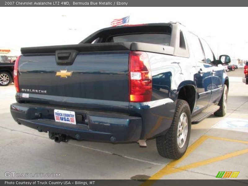 Bermuda Blue Metallic / Ebony 2007 Chevrolet Avalanche LTZ 4WD