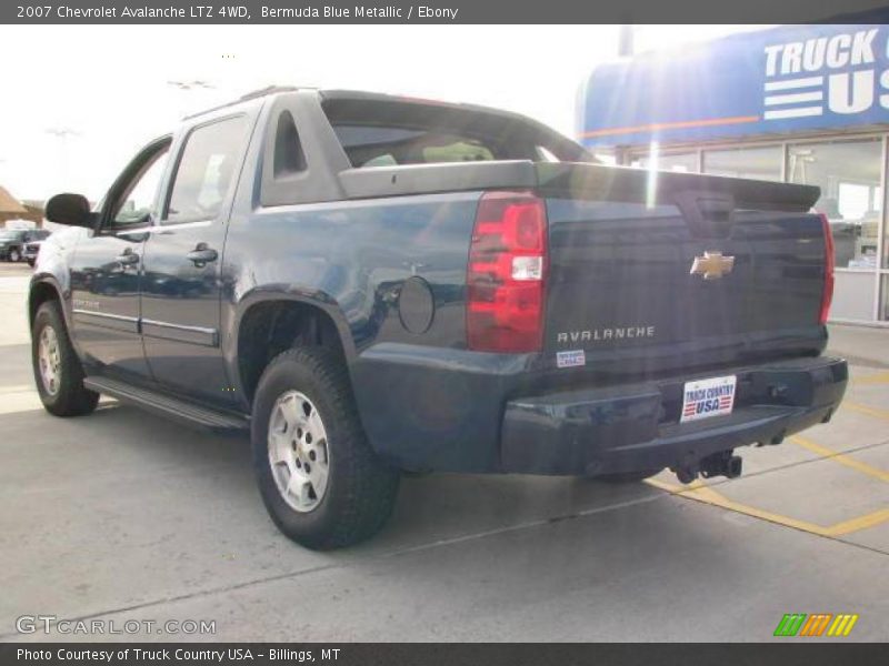 Bermuda Blue Metallic / Ebony 2007 Chevrolet Avalanche LTZ 4WD