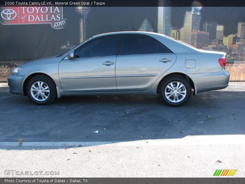 Mineral Green Opal / Taupe 2006 Toyota Camry LE V6