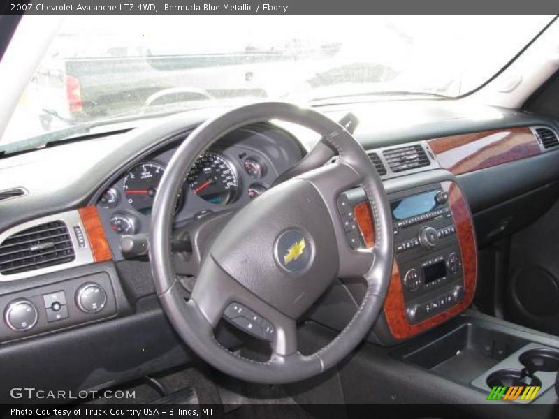 Bermuda Blue Metallic / Ebony 2007 Chevrolet Avalanche LTZ 4WD
