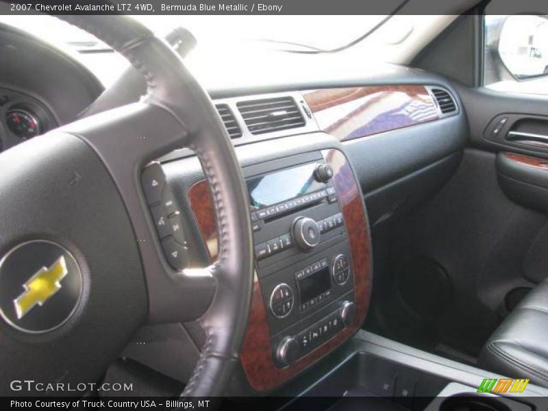 Bermuda Blue Metallic / Ebony 2007 Chevrolet Avalanche LTZ 4WD