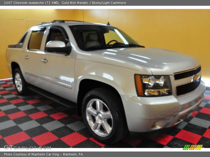 Gold Mist Metallic / Ebony/Light Cashmere 2007 Chevrolet Avalanche LTZ 4WD