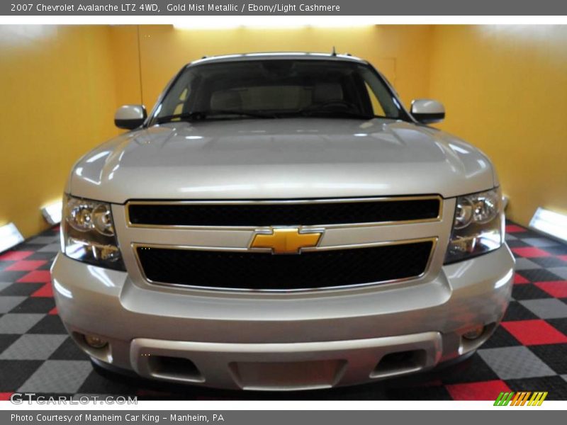 Gold Mist Metallic / Ebony/Light Cashmere 2007 Chevrolet Avalanche LTZ 4WD