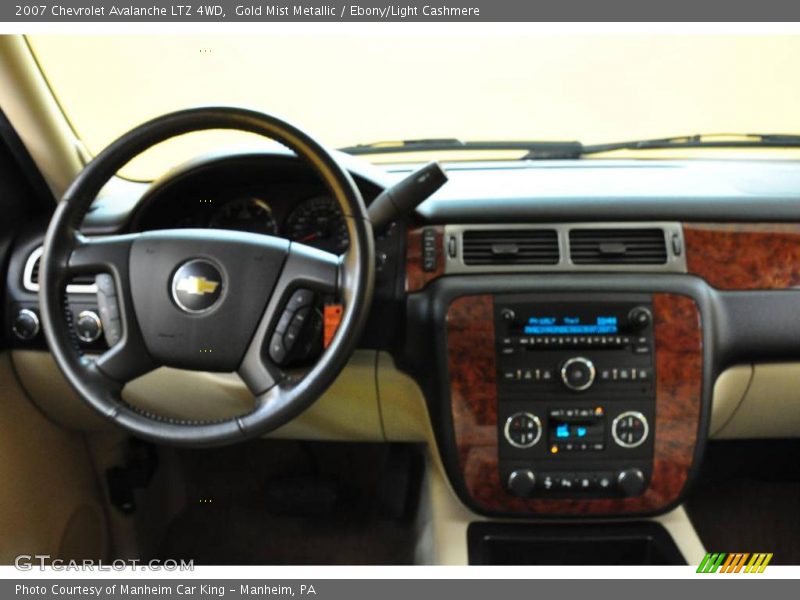 Gold Mist Metallic / Ebony/Light Cashmere 2007 Chevrolet Avalanche LTZ 4WD
