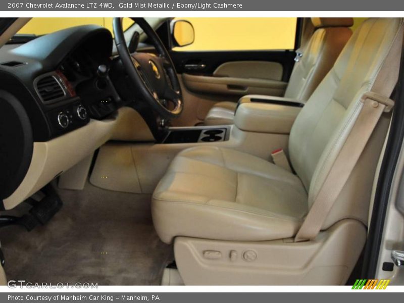 Gold Mist Metallic / Ebony/Light Cashmere 2007 Chevrolet Avalanche LTZ 4WD