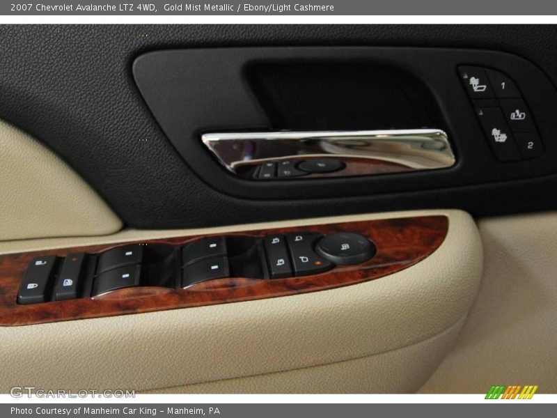 Gold Mist Metallic / Ebony/Light Cashmere 2007 Chevrolet Avalanche LTZ 4WD
