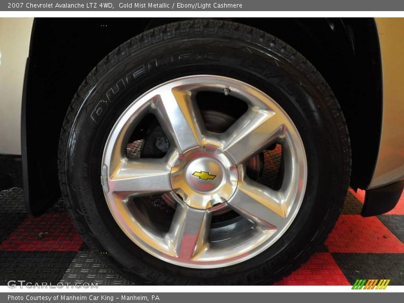 Gold Mist Metallic / Ebony/Light Cashmere 2007 Chevrolet Avalanche LTZ 4WD