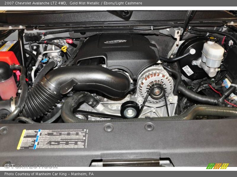Gold Mist Metallic / Ebony/Light Cashmere 2007 Chevrolet Avalanche LTZ 4WD