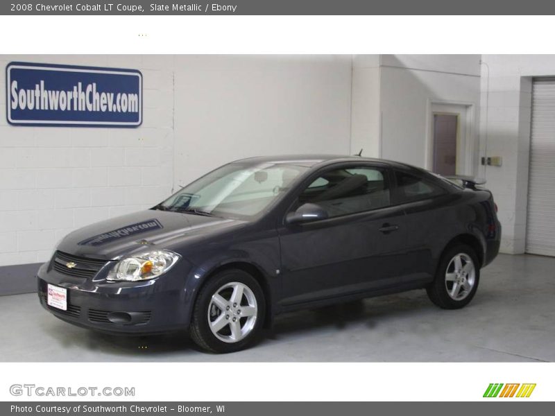 Slate Metallic / Ebony 2008 Chevrolet Cobalt LT Coupe