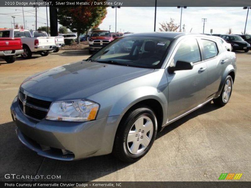 Silver Steel Metallic / Dark Slate Gray 2010 Dodge Avenger SXT