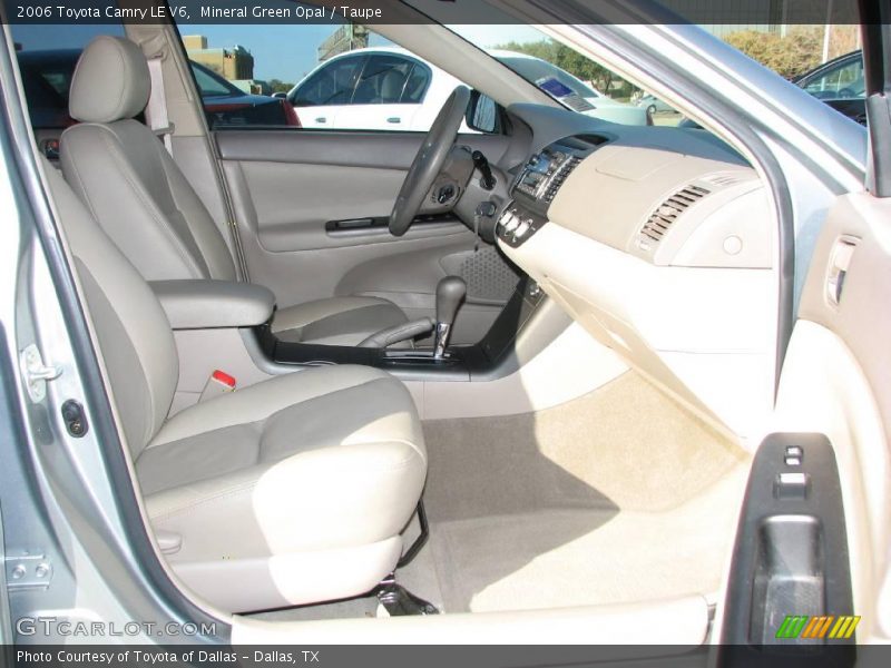 Mineral Green Opal / Taupe 2006 Toyota Camry LE V6