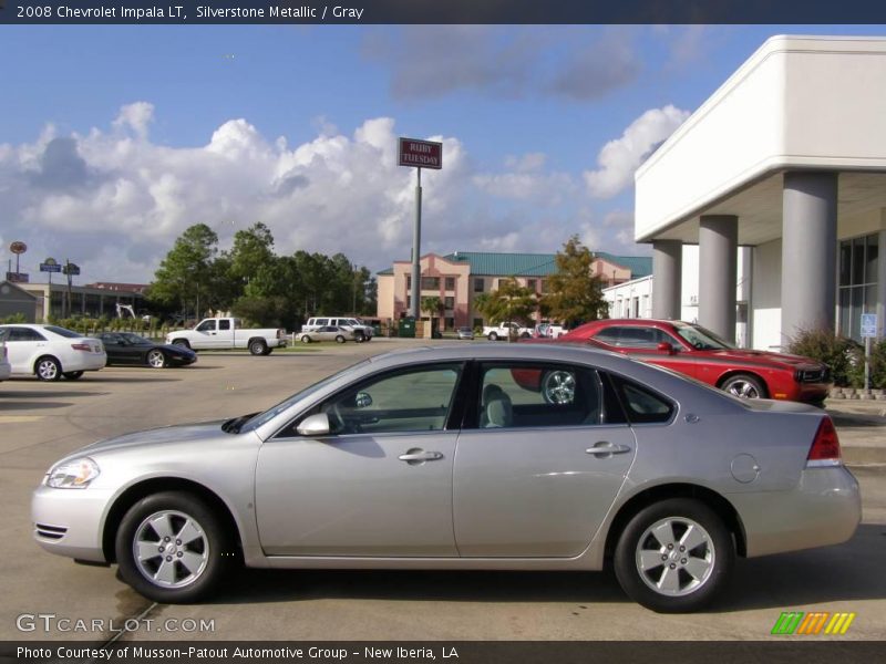 Silverstone Metallic / Gray 2008 Chevrolet Impala LT