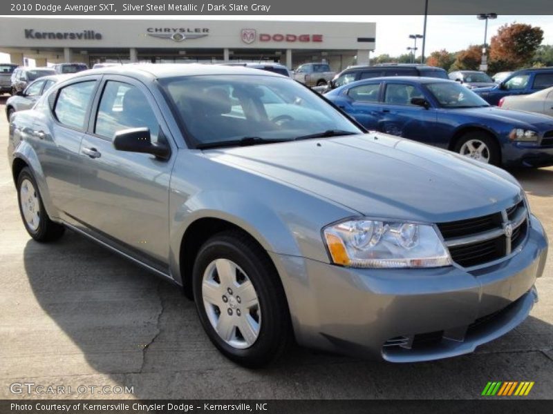 Silver Steel Metallic / Dark Slate Gray 2010 Dodge Avenger SXT
